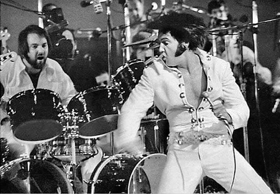 ElvisToday's tweet photo. Just like other fans all around the world, I was saddened to learn of the death of #Elvis' drummer #RonnieTutt. At the same time, I found comfort in the fact that I saw him perform during 5 "live on screen" concerts and also got to say hello to him in 2017 https://t.co/lMafbKwl99 https://t.co/cxAgwrc3TL