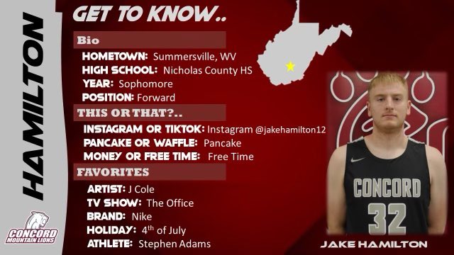 CU_MBB's tweet photo. Next up in our @CU_MBB “Get to Know” series is Junior @JakeHamilton33 . 🐾🏀 #CUHoops #GRIT https://t.co/8W6xCknVmf