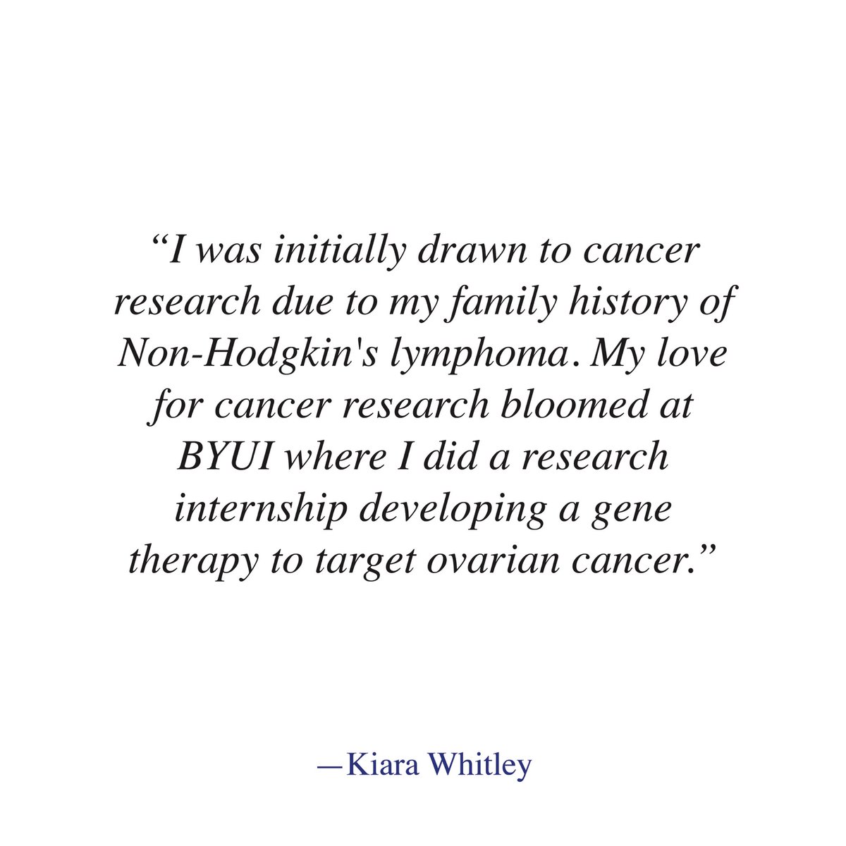 byusccr's tweet photo. Kiara Whitley is from Mackay, Idaho and loves playing Dungeons and Dragons, watching Supernatural and Doctor Who, and is an avid “Trekkie” and Star Wars fan. Swipe to read about her research in Dr. Scott Weber's lab at BYU.
#FellowFriday https://t.co/Ph8SzDvwzu