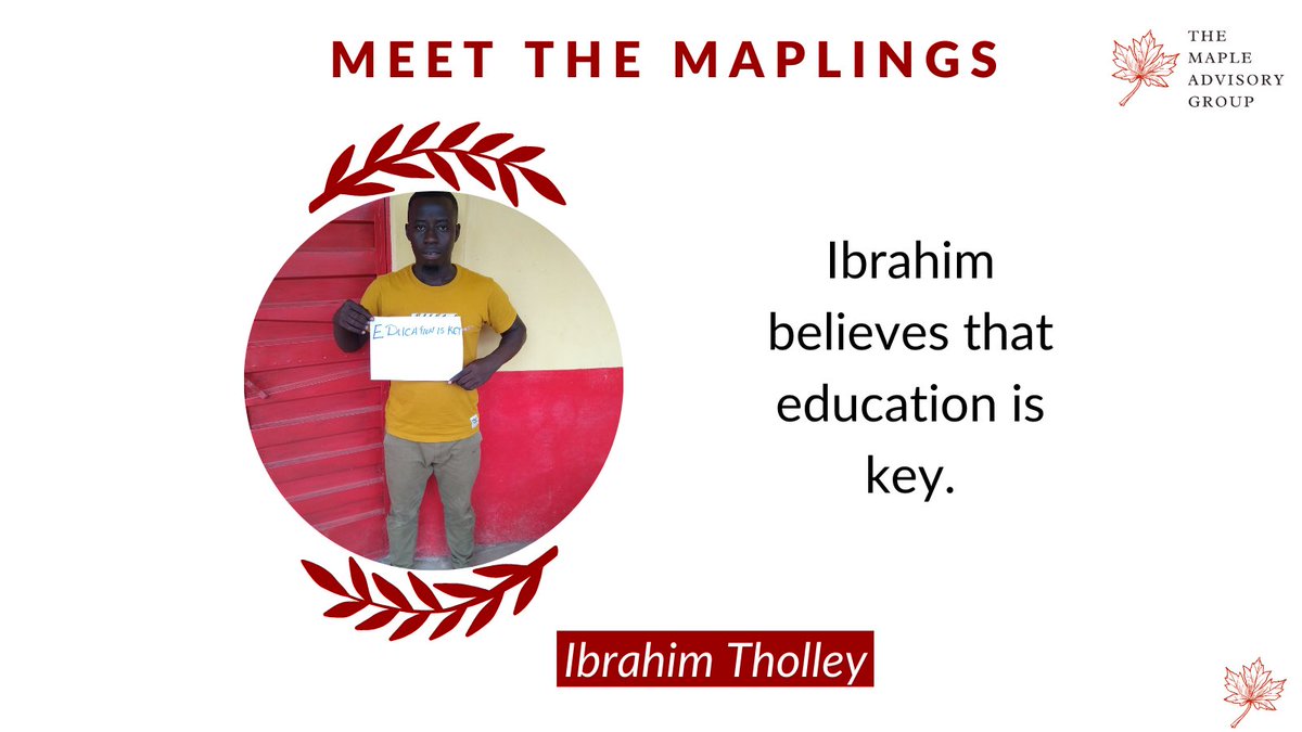 MapleAdvisory's tweet photo. Today, for our #MeetTheMaplings campaign, we're delighted to introduce Ibrahim Tholley!
Ibrahim is part of a diverse, ambitious & passionate group of individuals seeking to make their impact in Education π
#maplings #mapleadvisory https://t.co/iZCUaPu5KK
