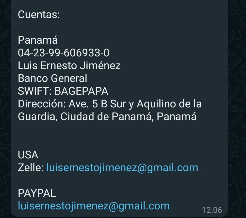 romuloXcordova's tweet photo. Mi cuñado necesita ayuda. 

Por favor, con un RT puede ayudarse mucho.

Su mamá se contagió de #COVID19 el 24/10/21 y se complicó. Buscamos ayuda para cubrir costos de 🏥

Cuentas: 

USA
Zelle: luisernestojimenez@gmail.com    

PAYPAL
luisernestojimenez@gmail.com

#Venezuela https://t.co/Smx60IvMYi