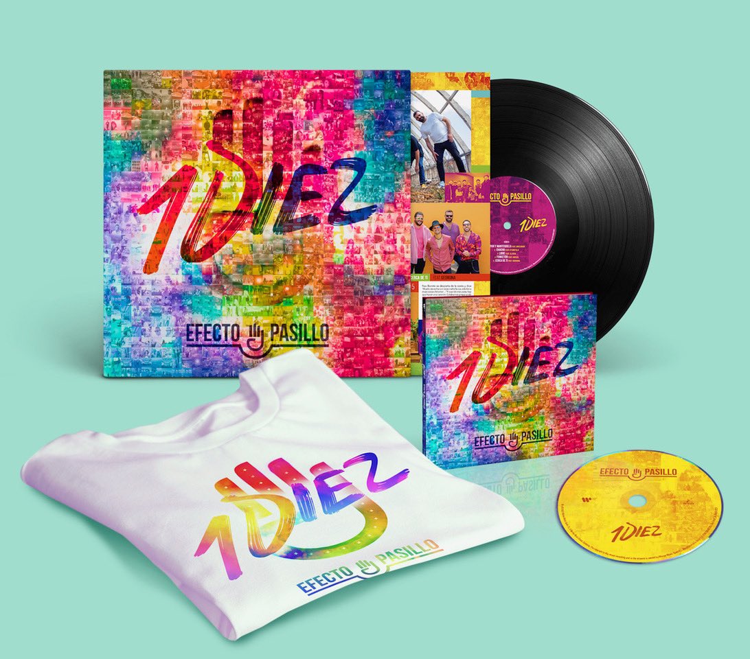Ya está disponible el pre-order de #10iez 📀 Sólo para l@s que lo hagan desde hoy hasta el día del lanzamiento, el próximo 10 de diciembre, podrán adquirir el vinilo/cd firmado y una camiseta exclusiva del décimo aniversario.

warnermusicspain.lnk.to/EfectoPasillo_…

<a href="/WarnerMusicES/">Warner Music Spain</a> <a href="/Darlalata/">Darlalata Entertainment contratacion@darlalata.net</a>