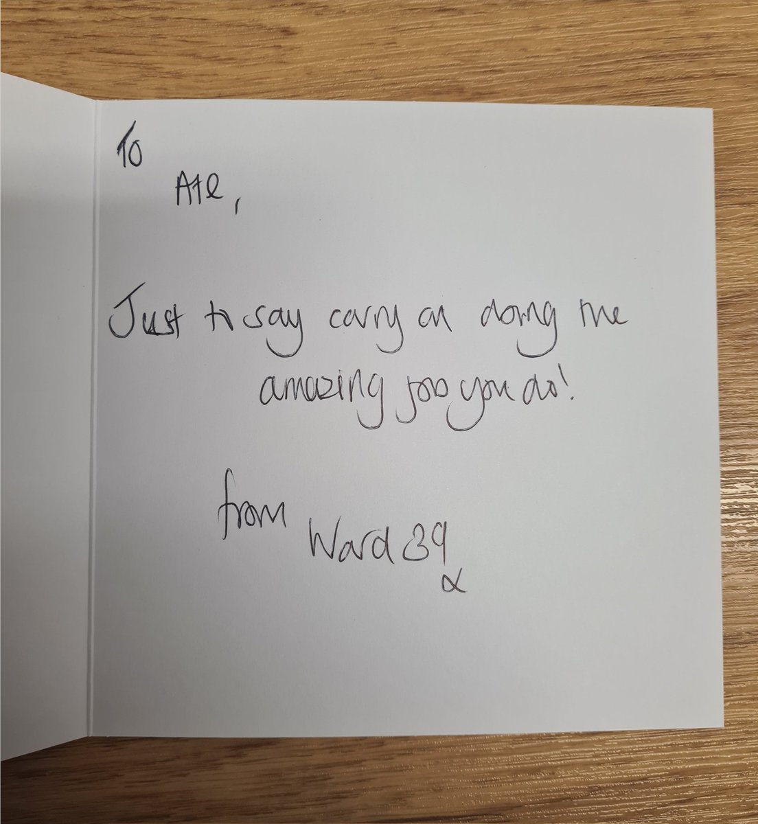 BTH_ED's tweet photo. #teamed have had a hard week this week but tokens of kindness and support from other teams make things so much easier. Huge thank you to ward 39 for their gifts this afternoon - they're greatly appreciated x
#togetherwecare #bthfamily #nhsheroes https://t.co/kpakADPMAl