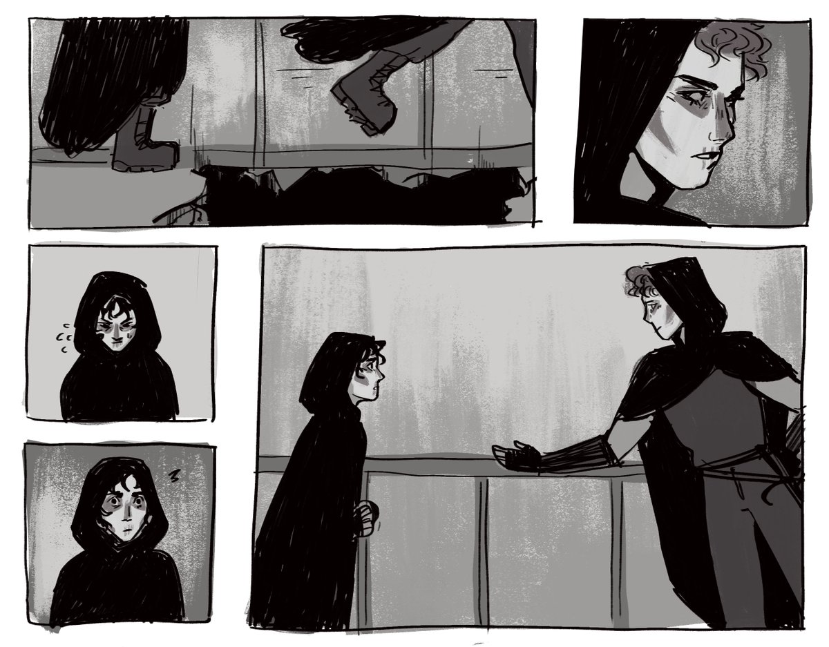 corvophobia's tweet image. underrated griddlehark moments part one #thelockedtomb #griddlehark