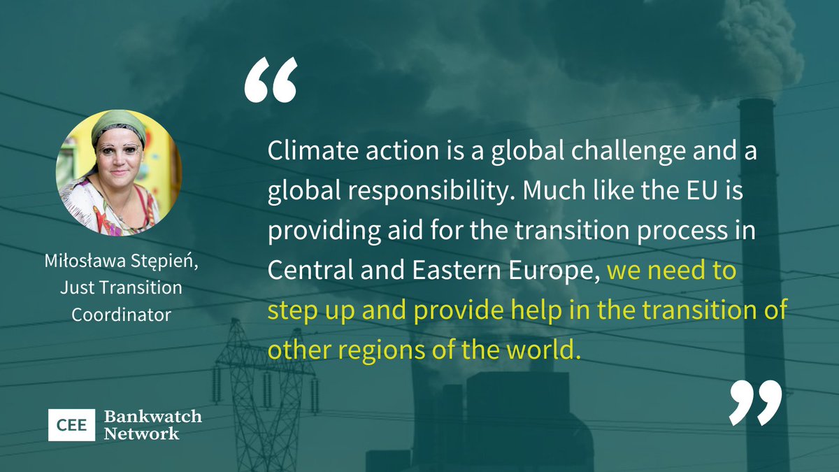 ceebankwatch's tweet photo. Could the #JustTransition process in Central and East Europe be a roadmap to other regions? 

📢Listen to @milkastepien talking now at #COP26: https://t.co/DX4gOu1Zcn https://t.co/4dirvUnYu3