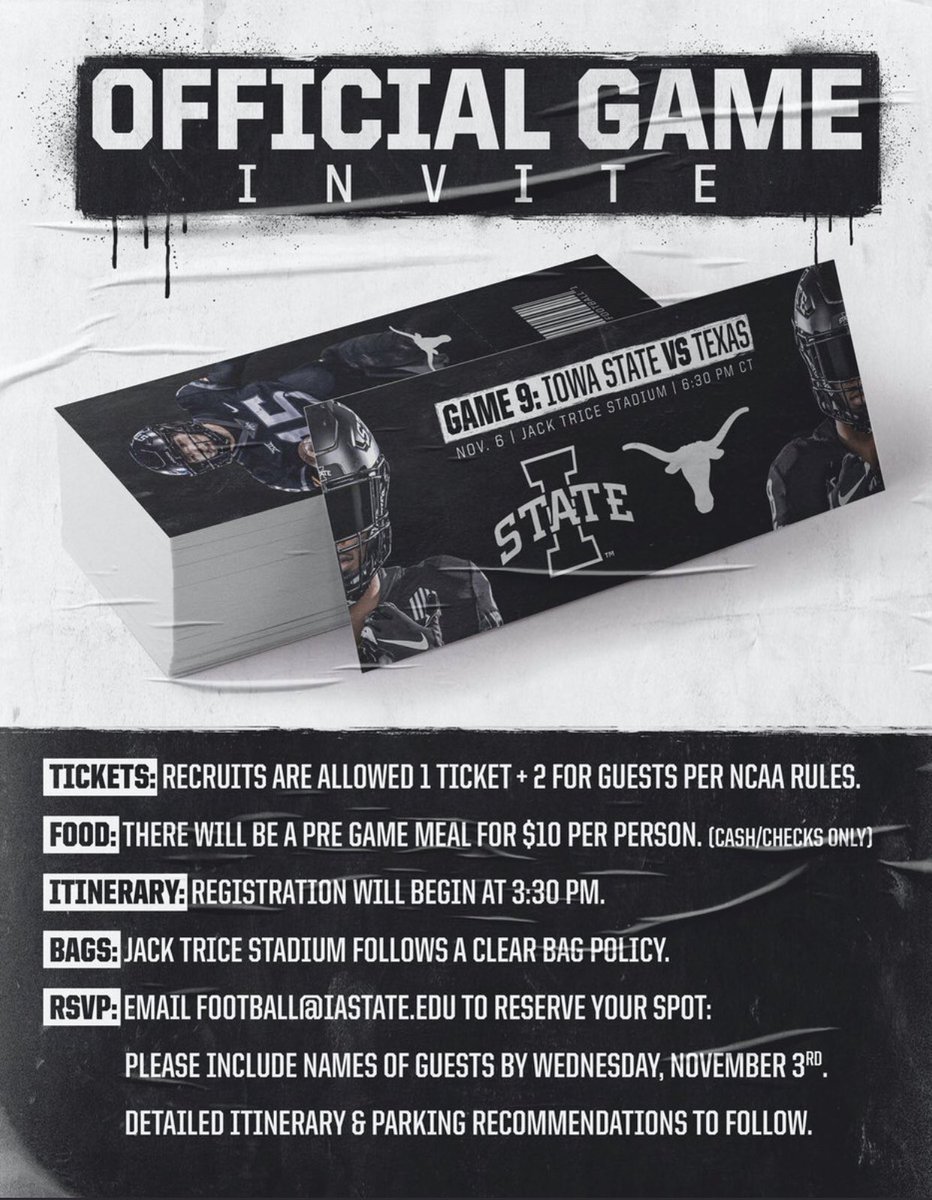 Iowa state this weekend thanks for the invite! <a href="/DerekHoodjer/">Derek Hoodjer</a>