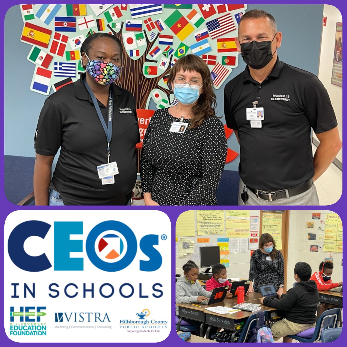 HCPSRiverhills's tweet photo. We loved our campus visit with Katie Turner from The Family Healthcare Foundation! Community connections are critical to our success π #CEOinSchools #partnerinoursuccess https://t.co/tqBbjukjaL