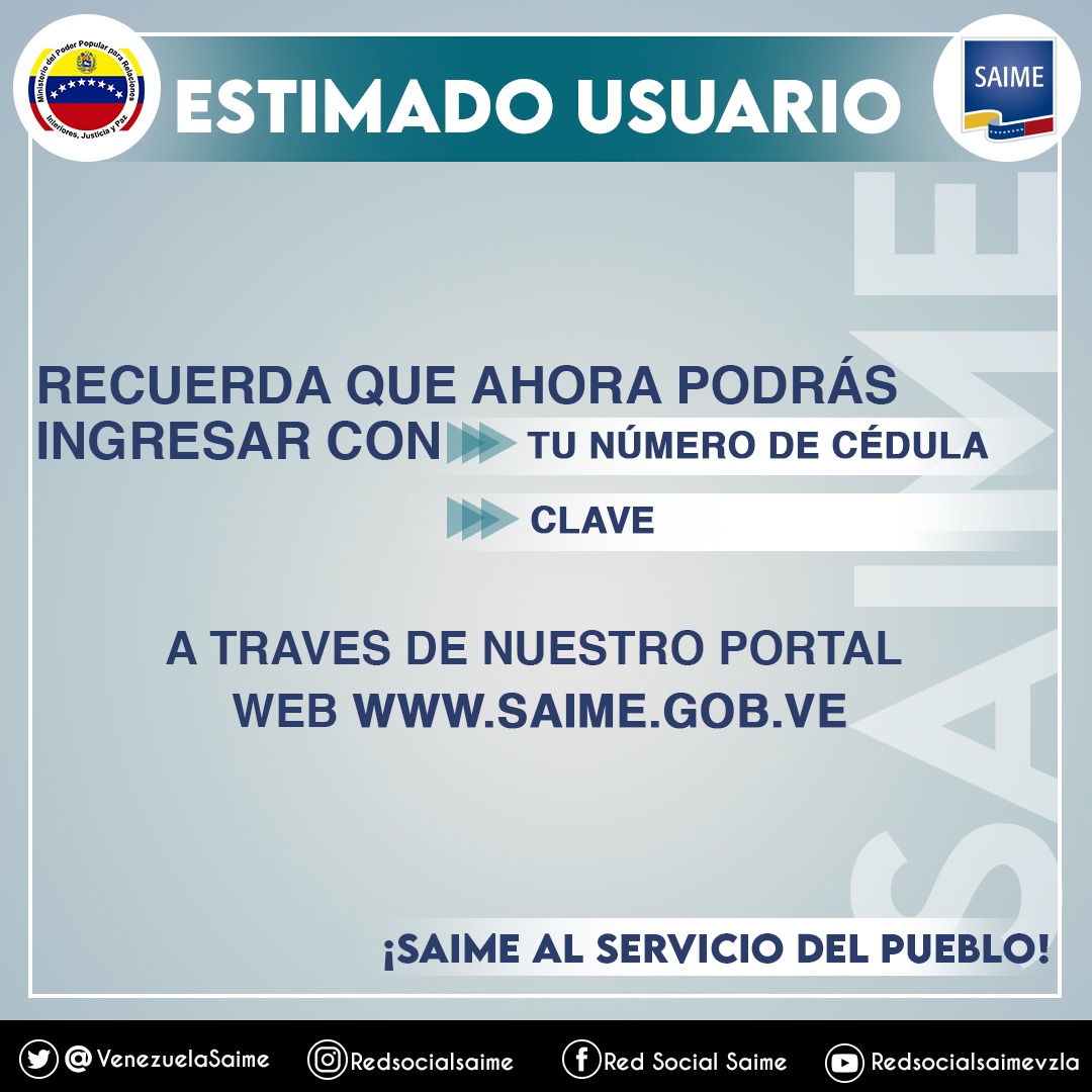 VenezuelaSaime tweet media