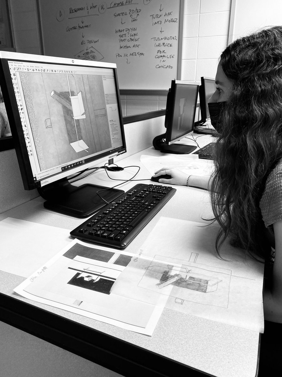 ntarchitecture's tweet photo. #NT #architecture #students working on the first steps of their #proun #project. #drawing #sketchup https://t.co/LFORRA0dkz