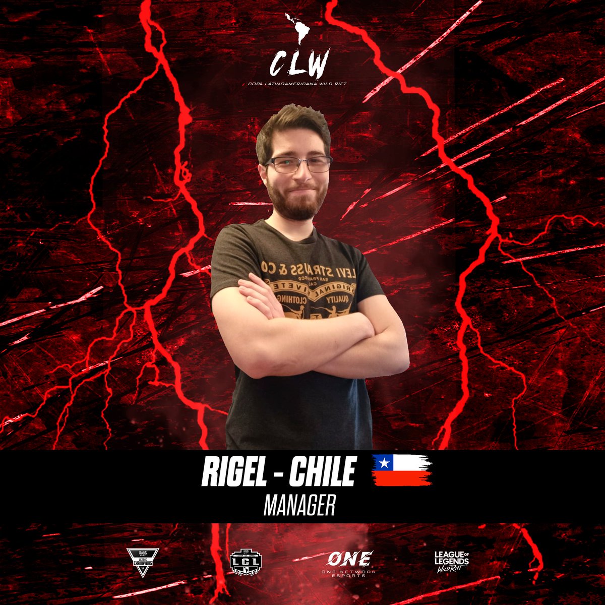 CLW_Copa_Latinoamericana_WildRift (@clw_wildrift) on Twitter photo Selección Chilena @SelChlWR 🇨🇱
Managers
@Rigelgaming16
<a href="/LCL_League/">LCL LATAM COMPETITIVE LEAGUE</a> <a href="/LeagueChampionL/">LeagueChampions_LATAM</a> #ONE_Network_Esports.
#CLW_WildRift Selección Chilena @SelChlWR 🇨🇱
Managers
@Rigelgaming16
<a href="/LCL_League/">LCL LATAM COMPETITIVE LEAGUE</a> <a href="/LeagueChampionL/">LeagueChampions_LATAM</a> #ONE_Network_Esports.
#CLW_WildRift