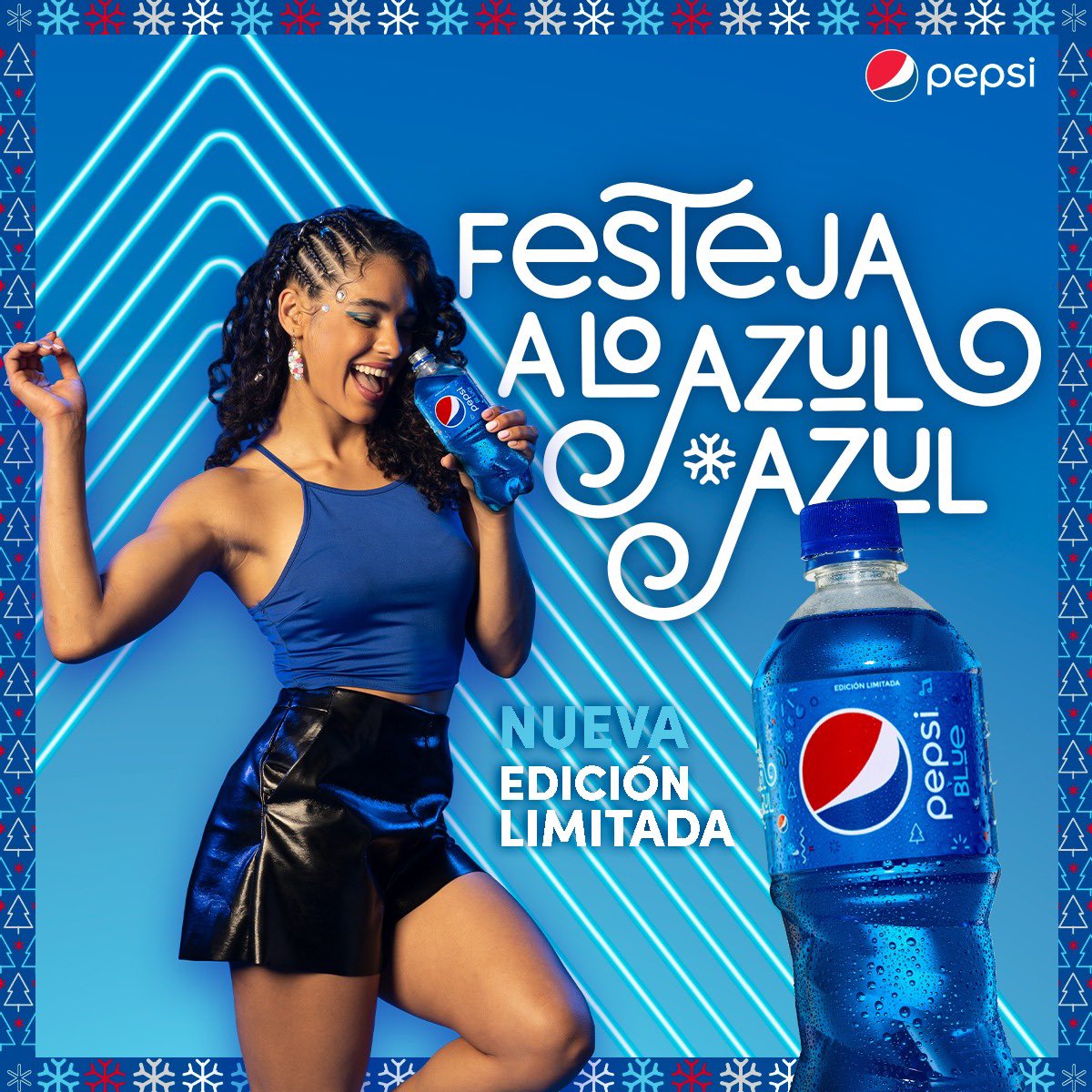 ¡Festeja a lo azul azul! Con la nueva edición limitada de #PepsiBlue.

¡Comentá si la extrañabas!
