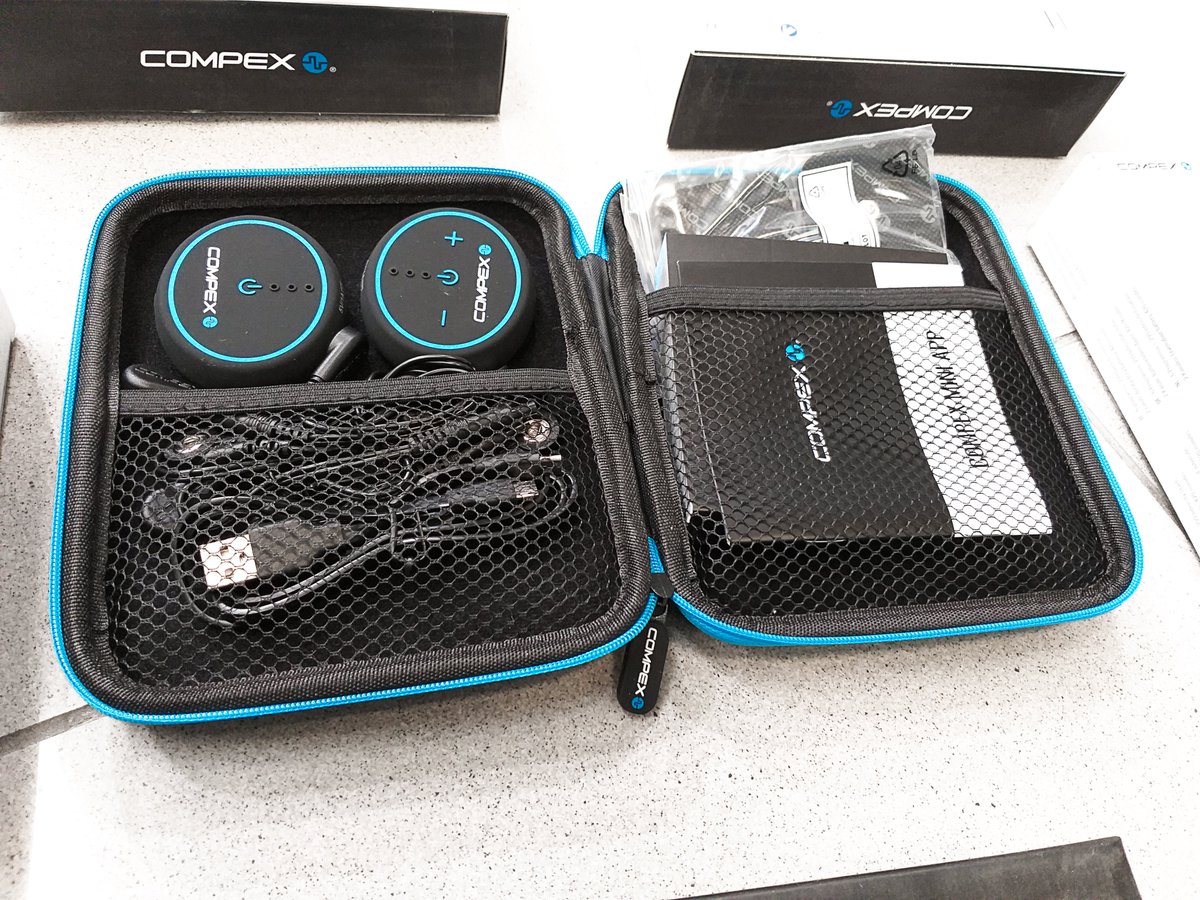 FanatikVic's tweet photo. Per fi tenim aquí el nou Mini, la versió més compacta d’electroestimuladors de Compex:
✅ Escalfament
✅ Resistència
✅ Força/Resistència
✅ Recuperació d’entrenaments
✅ Massatge relaxant
✅ Anti dolor TENS
#Compex #fanatik #fanatikvic #Feelnextlevel #CompexMini https://t.co/X0dCbUxwEn