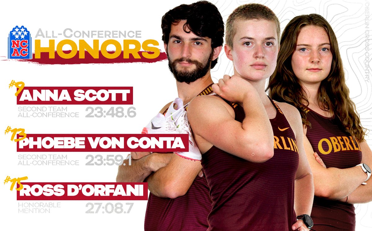 Yeo_Athletics's tweet image. ICYMI: Not one, not two, but 𝙏𝙃𝙍𝙀𝙀 Oberlin runners earned All-Conference Honors! Catch them in action tonight at the Wooster Twilight Invitational starting at 7pm 🏃🌙

🎥 bit.ly/3qaMn4I
📈 bit.ly/3bIvMNh

#2Fast4U x #GoYeo