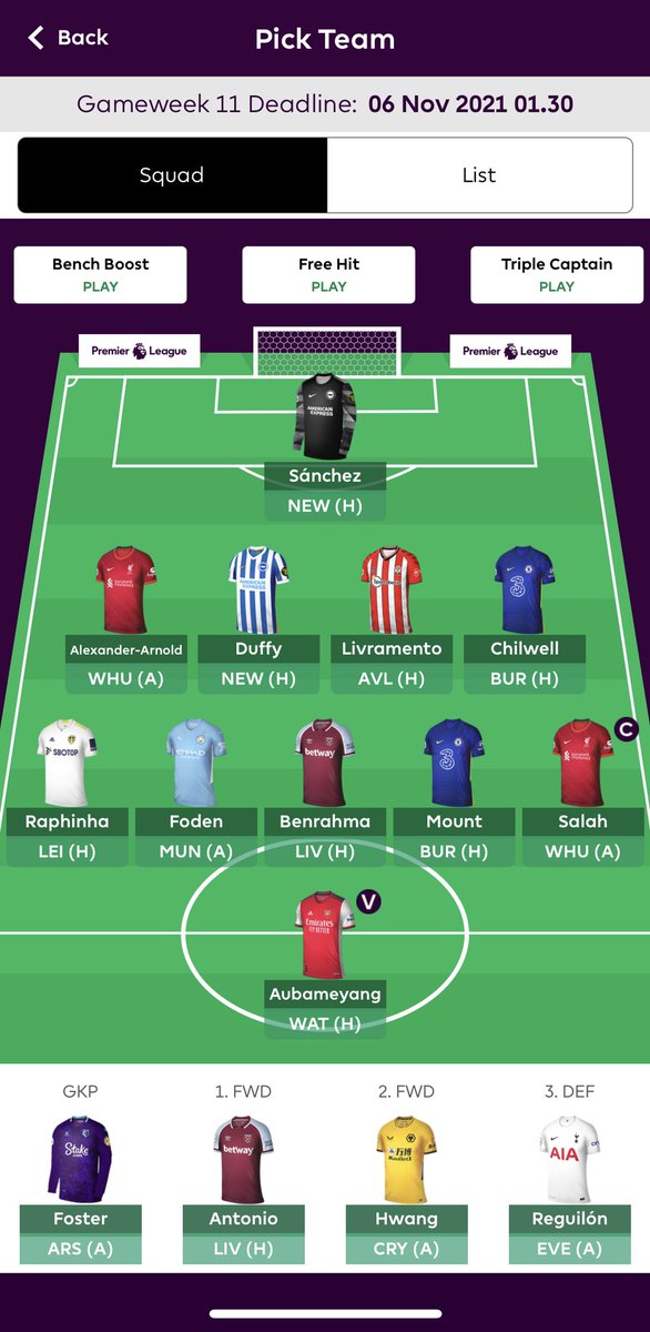 yohanesterence's tweet photo. @OfficialFPL please give me advice for my squad, 🙇 https://t.co/bRiQxAroVZ