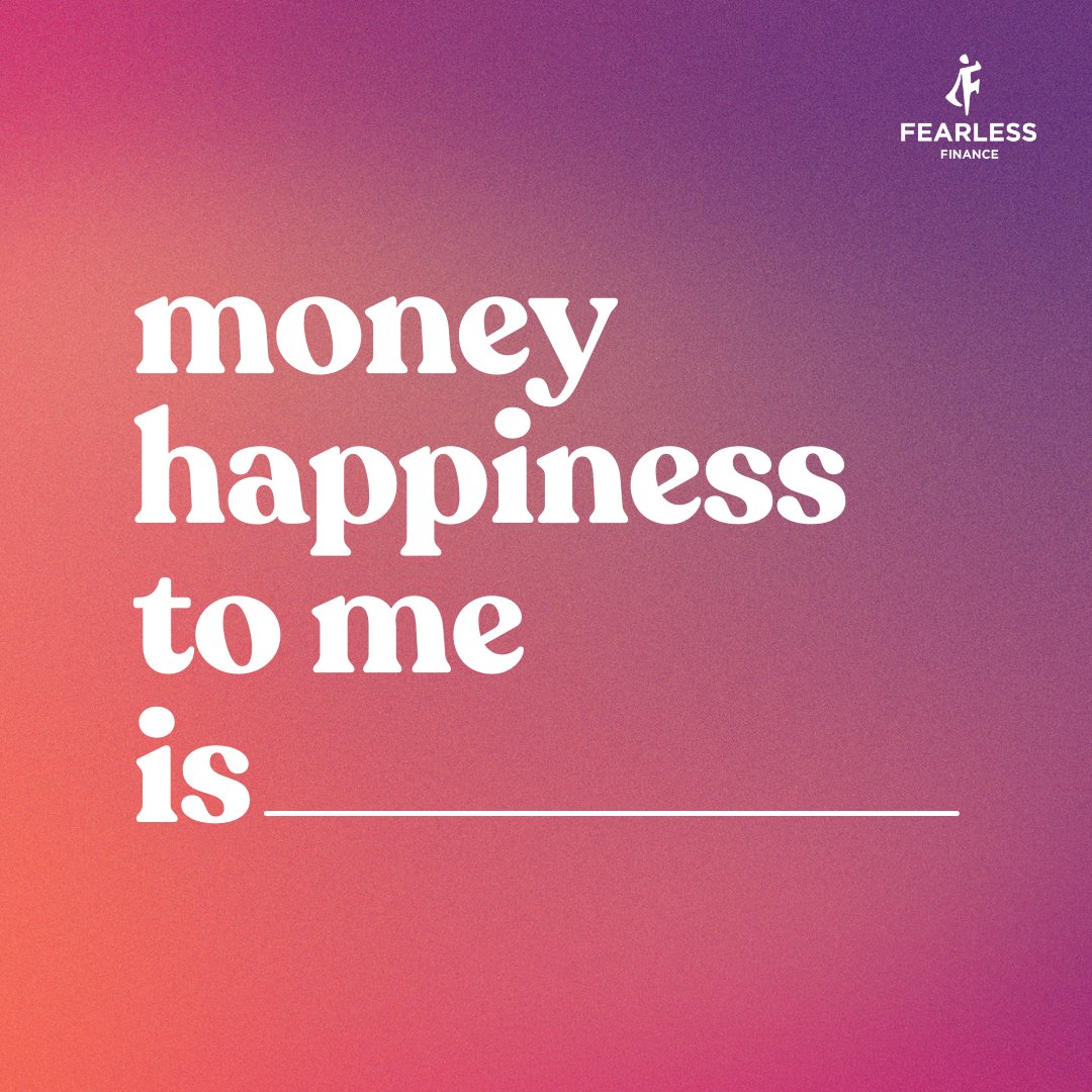 FearlessFinance's tweet photo. Want to feel financially stable, independent or secure? Money happiness looks different to everyone—what does it look like for you?  #fearlessfinance #financialhappiness #financeplan #moneysmart #financialexpert #personalfinancetips #wealthyliving #financialpeace #personalfinance https://t.co/1ZYQ71Bnyd