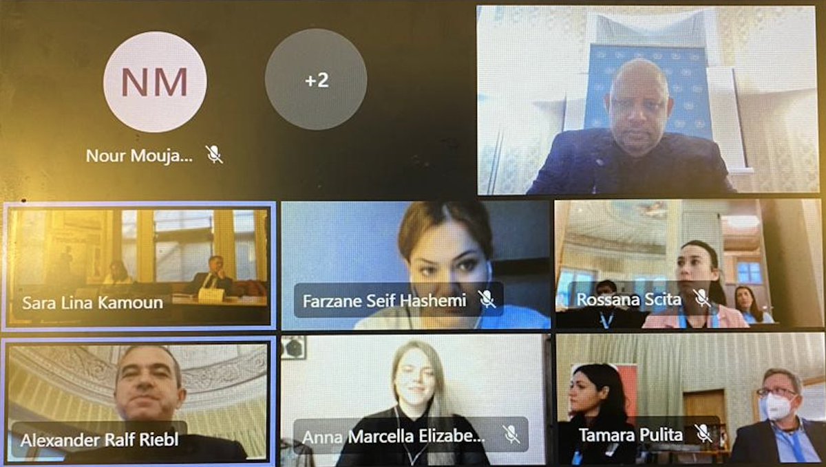 UNMAS's tweet photo. #UNMAS staff from Mali, Somalia, South Sudan, the Territory of Western Sahara and HQ partook in the Eighth Mine Action Technology Workshop organized by GICHD and UNMAS, and briefed colleagues at Palais des Nations. 

More info: https://t.co/fra5SFDVRD https://t.co/oCSMiStnWU