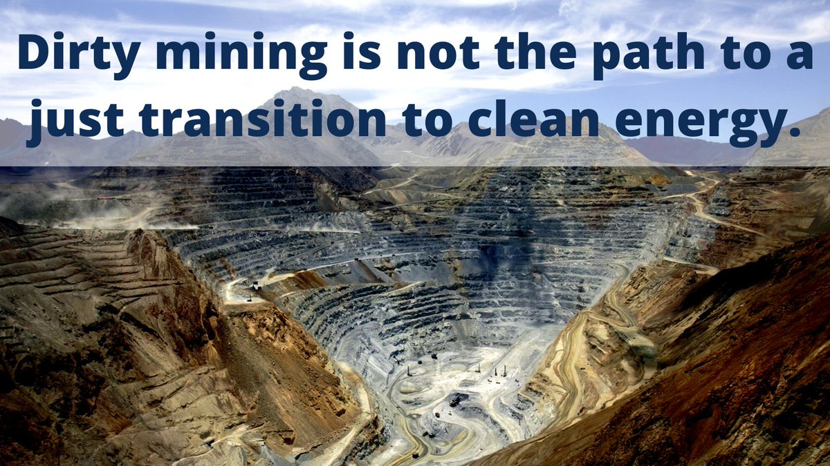 Earthworks's tweet photo. 160+ global organizations say #mining is a false solution to the #climatecrisis. 

Read our declaration here: https://t.co/YJuEsvNNRh #MakeCleanEnergyClean #COP26 #NoDirtyMining https://t.co/sWUbBDCE3x