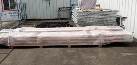 acceleware's tweet photo. The OD copper clad tubulars are all packed up and ready to be sent to the Marwayne site - thanks to Pro Pipe for customizing the crates to fit our needs, and wiping down each tube by hand before packing!
https://t.co/u3KNaX3F2Q
#RFXL #Innovation #Partnership #CleanTech #ProPipe https://t.co/QniawZZbE3