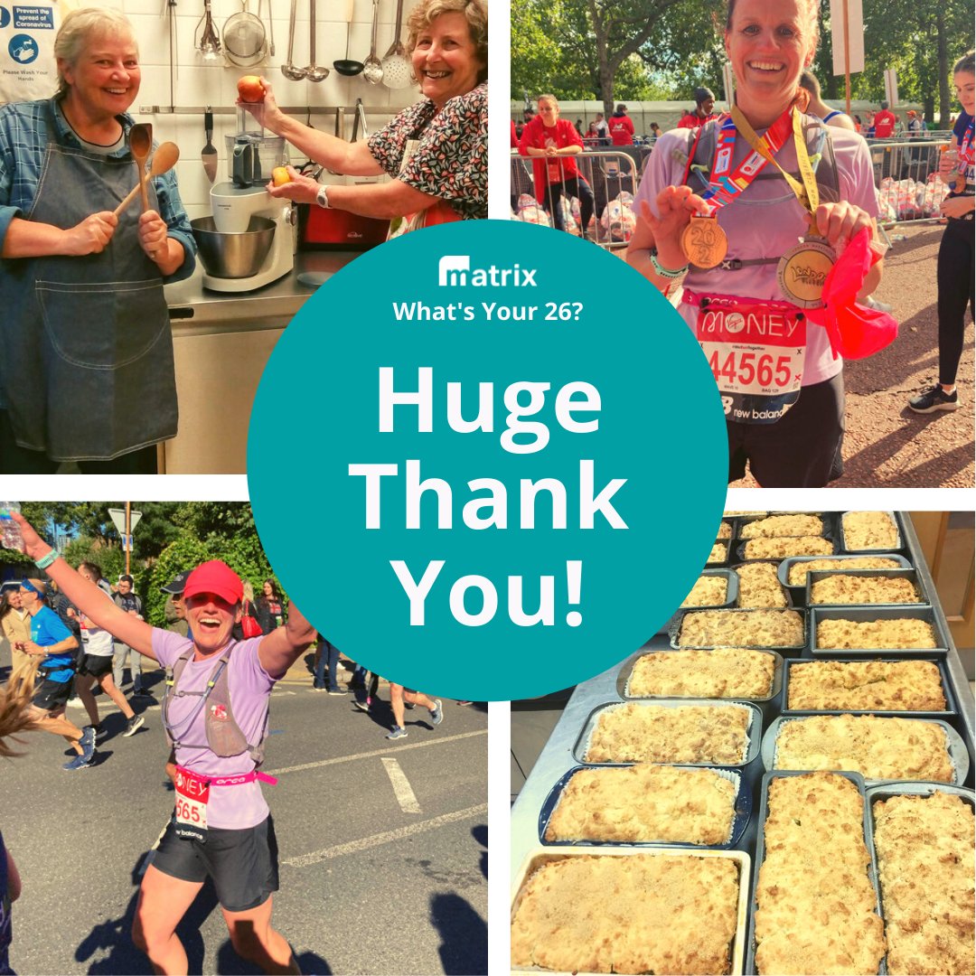 thematrixtrust's tweet photo. A HUGE thank you to our fabulous fundraisers that took part in our 'What's Your 26?' campaign!

We raised a great amount of money and we really appreciate all the hard work you put in to support Matrix! 

A special shout out to Tesco and Emmanuel Church Stoughton too! https://t.co/wSiCLAQqX9
