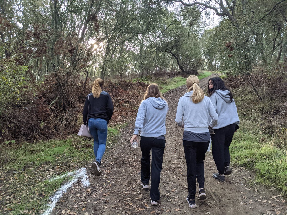 RedwoodsTrackXC's tweet image. Cross Country ladies checking out the course this morning racing at 10am. Men at 11. Time to qualify for state! #GoWoods