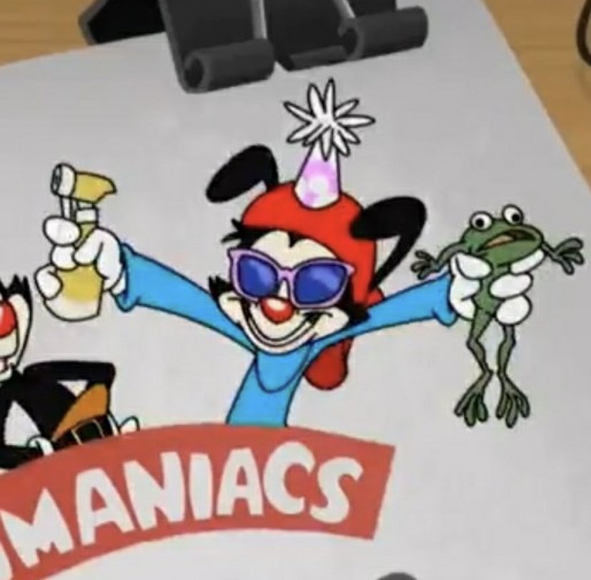 munkcartney's tweet photo. happy #Animaniacs day!!! https://t.co/E6qdia9COl