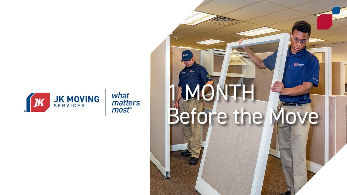 jkmoving's tweet photo. Providing supplies to your team one month before the move gives them an opportunity to declutter before the move! #officemoving #movingoffices #professionalmovingcompany #bestmovingcompany #commercialmovingcompany #movingday #moving #packing #storage #packers #movingout #movers https://t.co/cIftgRn44h