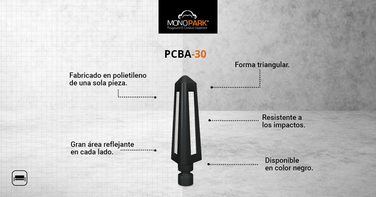 monoparkmexico's tweet photo. La #Picoba PCBA-30 #Monopark está fabricada con elevados estándares de calidad, para resistir los impactos y el uso rudo. Si necesitas más información sobre este u otros productos, escríbenos por mensaje directo o en https://t.co/utHwZSCxK1. https://t.co/m6vbm41rMr