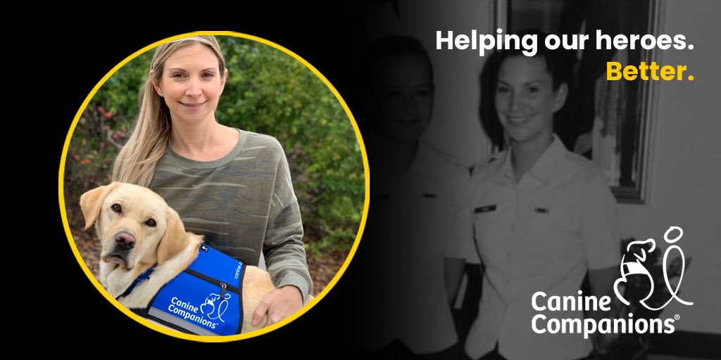 InDOMitablePup's tweet photo. Give #veterans the power of enhanced independence through partnership with an expertly trained #servicedog from @canineorg. Their dogs are trained in 45 service dog commands, and provide special human-canine bonds. Donate now: https://t.co/u4QNorUQuf #LeadWithIndependence https://t.co/ubKyYOKIHF