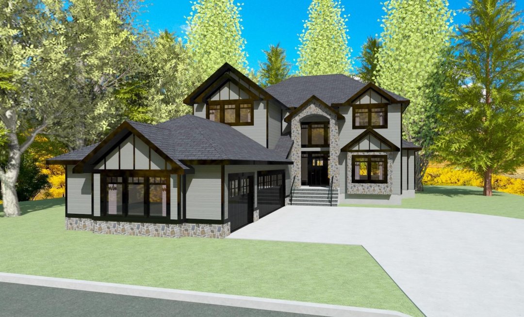 MhTimber's tweet photo. This 2,658 sq. ft. plan offers a large main floor office, with open concept kitchen, living, and dining room space.  It also has 3 bedrooms, 3 bathrooms, and a large bonus room above a 3 car garage.  It's easy to customize and can be created to suite any homeowner's needs.  Conta https://t.co/74sBPzAov5