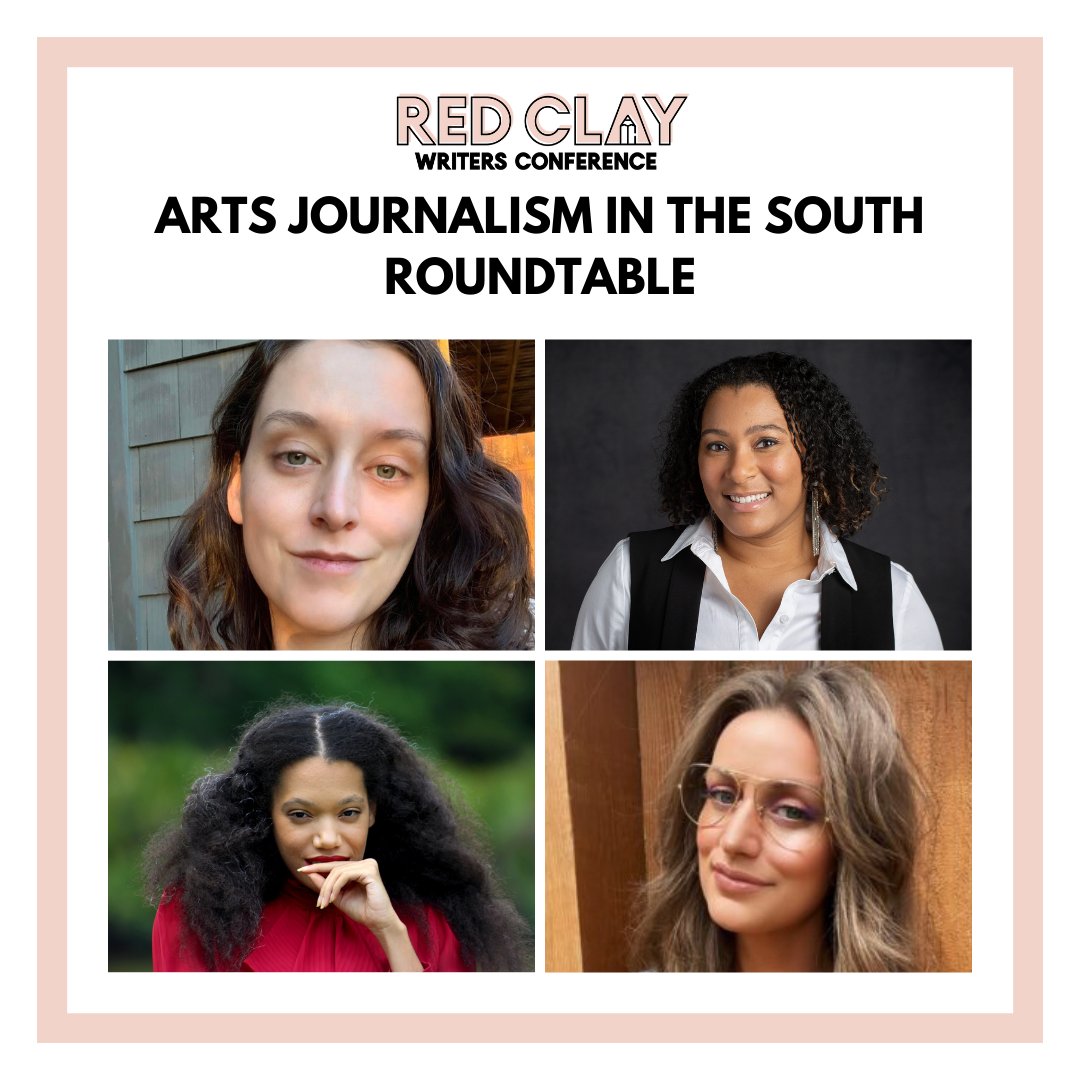 gawriters's tweet photo. ✨ Join us for a discussion on the importance of arts coverage in our region, as well as practical tips for writers and creatives at the Red Clay Writers Virtual Conference THIS WEEKEND! ✨#redclay2021 #transformyourwriting
👉 Schedule & register: https://t.co/oFxxwh8lP8 https://t.co/v1jgGvP0bG