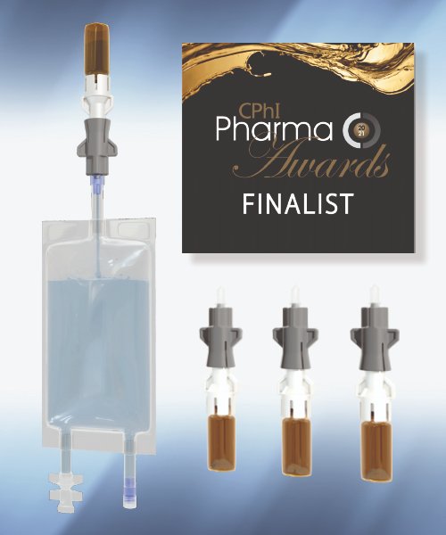 Haemopharm's tweet photo. We are #finalist at @CPhIWW Awards 2021 with our CSTD REFILL® KIT (PATENT PENDING), a #readytouse system for reconstitution and administration to the patient of one or more drug vials. 
Join us at the Awards Ceremony on 9th November. Here is the info: https://t.co/DRB0yXmdVu https://t.co/tTlWPhbsbm