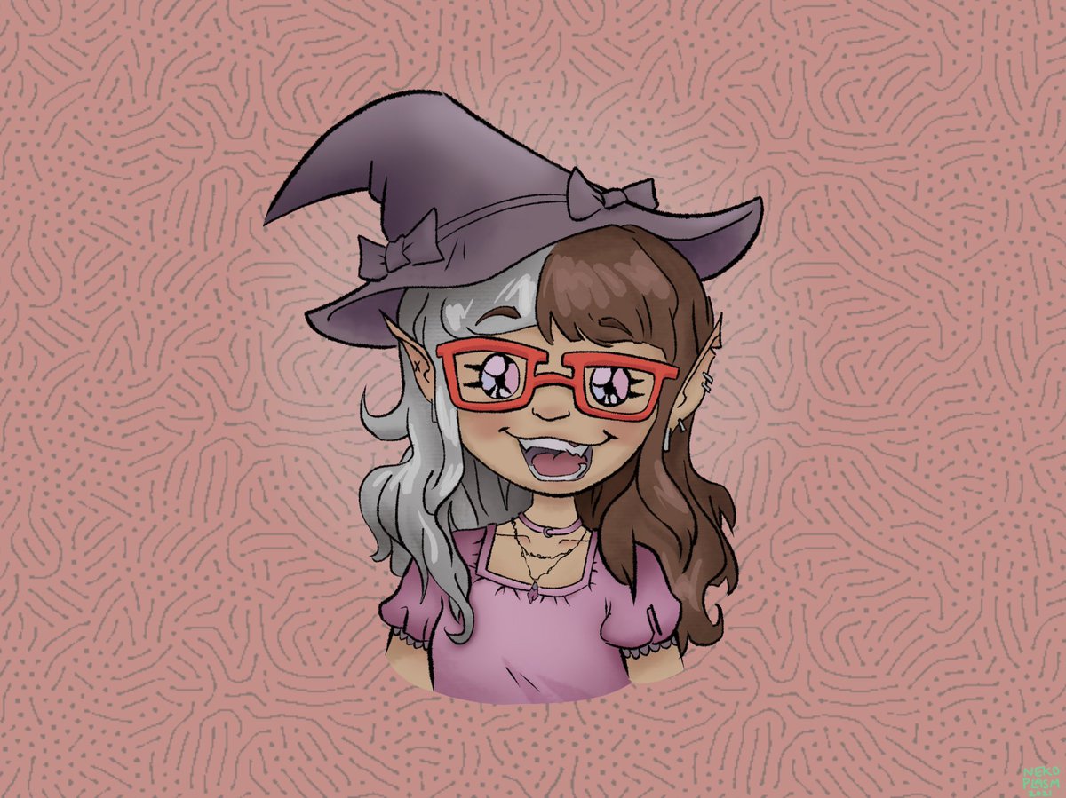 nekoplasm's tweet photo. 🔮Never too late for a perennial witch hat.🔮
Thank you so much to @alethea for this #commission ! #digitalart #opencommissions #profilepic https://t.co/DXE3Rs0mQJ