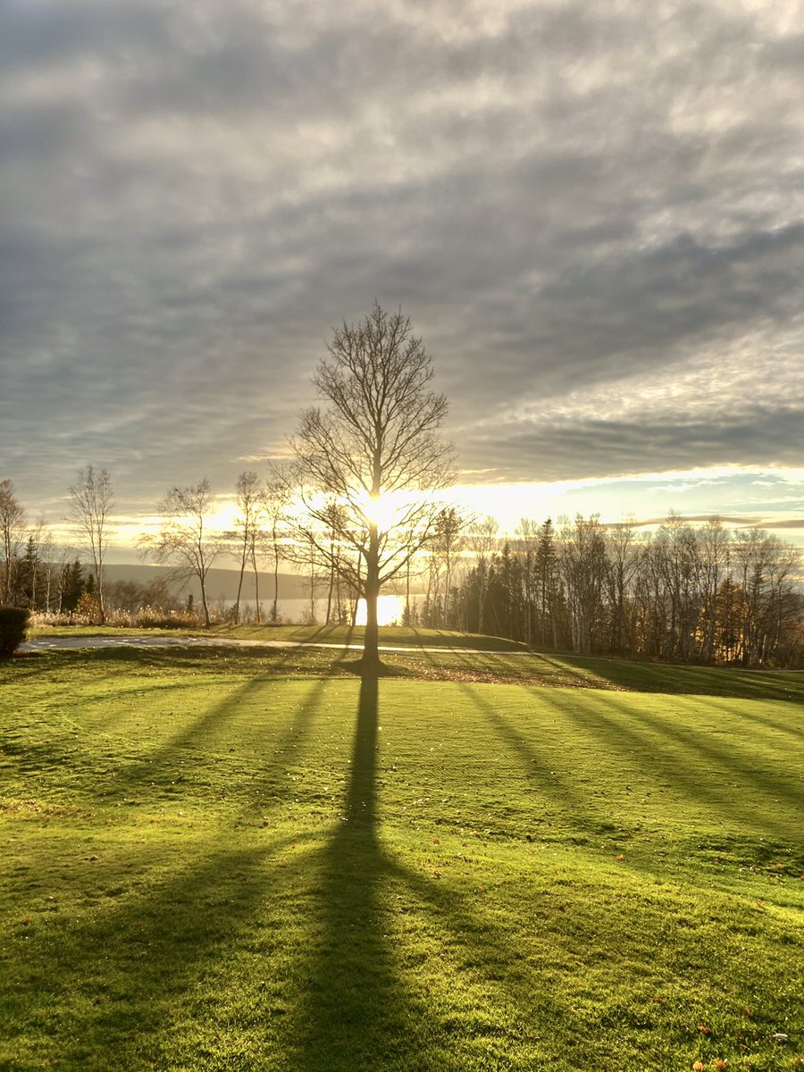 GanderGolf's tweet image. November sunset @GanderGolf beautiful in every season. Thanks #slaney for the pic. #trackdeluxe