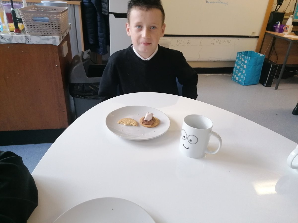 haven_ac's tweet photo. Hot chocolate and smores to end the week on bonfire night. Pupils have been learning so many social skills that they can apply in other classes and at home. https://t.co/kRkK3UbNoB