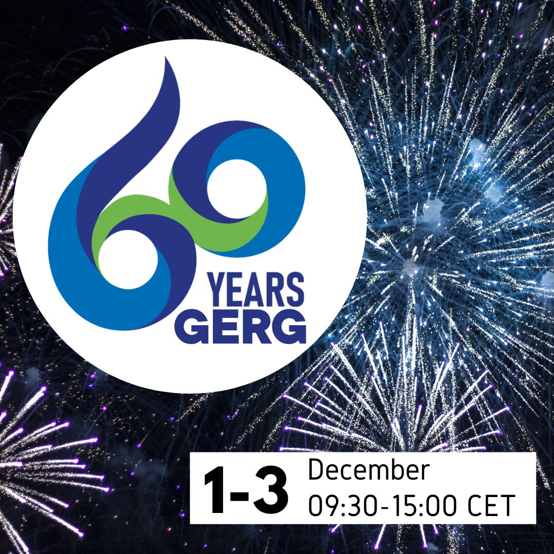 GERG_Eu's tweet photo. 📢 We are thrilled to announce that we are celebrating our diamond jubilee through the GERG’s 60th #anniversary #conference! 

👉You can register here: https://t.co/YURo9zdDrL https://t.co/KSAzrvLwnM