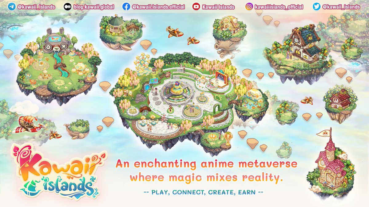 Towards an enchanting anime metaverse on Kawaii Islands - to connect magical anime worlds and to bring cross-world experiences.
 
📌Major features
 
🌌Updated roadmap
 
Discover the #Anime #Metaverse👉 blog.kawaii.global/building-an-en…
 
#KWT #MILKY #BSC #P2E #NFTs #Gaming