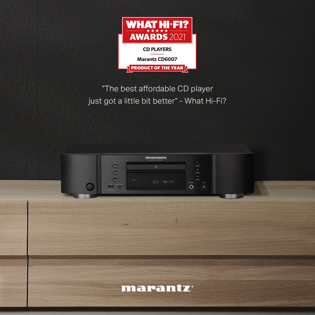 Great to see our PM6007 Integrated Amplifier pick up a ‘Hall of Fame’ award and our CD6007 CD Player pick up a ‘Product of the Year’ award at this year’s What Hi-Fi? Awards. Check out the full reviews below.

PM6007: whathifi.com/reviews/marant…
CD6007: whathifi.com/reviews/marant…