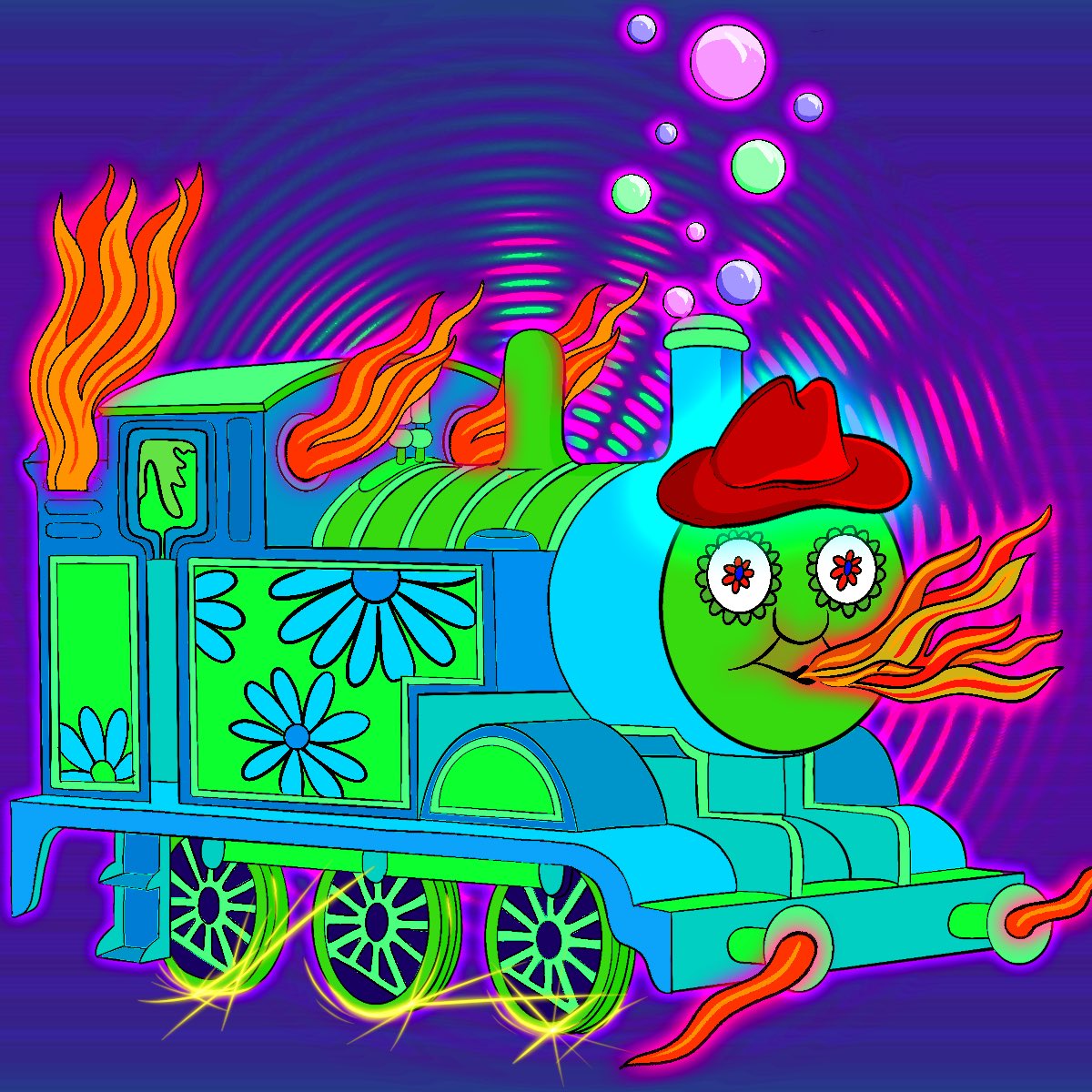 TrippyTrainz's tweet photo. Good Morning Passengers,

Today in 1952, former President Eisenhower won his first term and began construction of his American Highway system. Given the current state of car culture, it is safe to say he should have gotten onboard the Trippy Train instead.
-The Conductor https://t.co/oHzC3hFETm