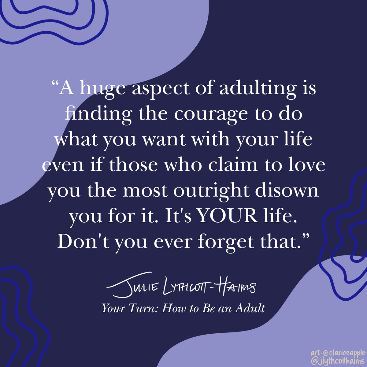 jlythcotthaims's tweet photo. One more time for the people in the back: Stop ๐๐ฝ pleasing๐๐ฝ others๐๐ฝ. This is your ONE life, and you deserve to live it the way you want. #YourTurnToAdult #BookBit https://t.co/t0EEfJWxEt