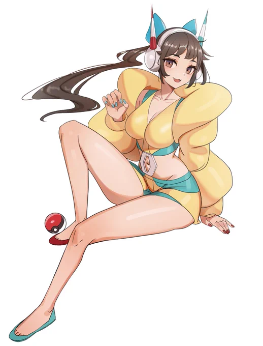 Freshtango's Satomi Cosplaying Elesa 