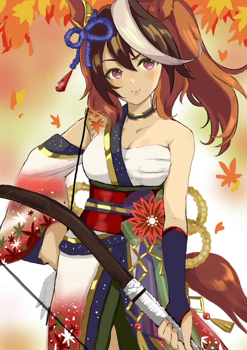 #ウマ娘プリティーダービー
#ウマ娘 
シンボリルドルフ 和装 