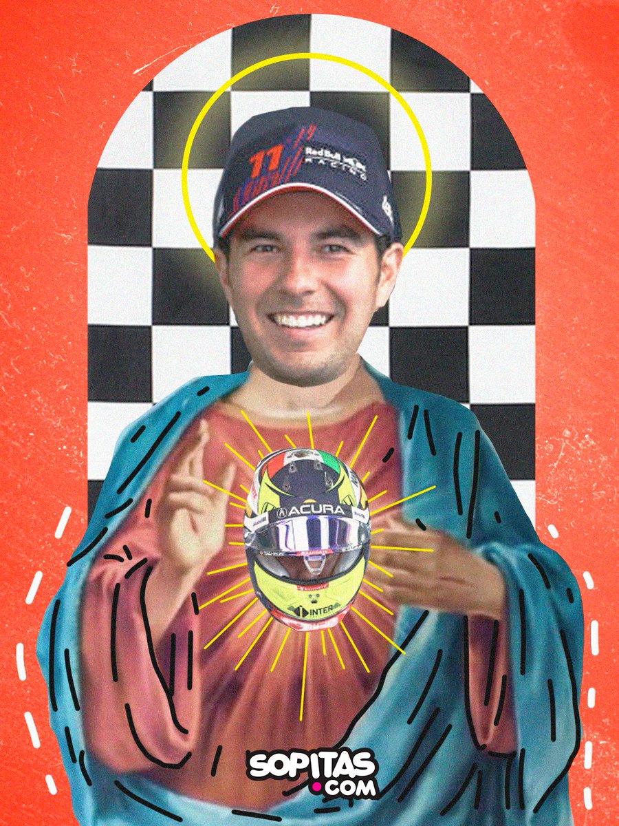 sopitas's tweet photo. Da RT a este San Checo Pérez para que este fin de semana triunfes 🙏 https://t.co/ySJG1zGT3T