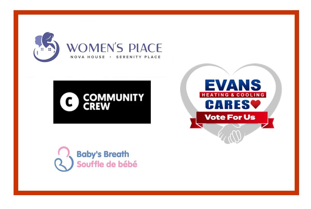 Help us support these great community organizations.    Vote for your choice to receive a $2000 donation. 
evansheatingandcooling.ca/cares/