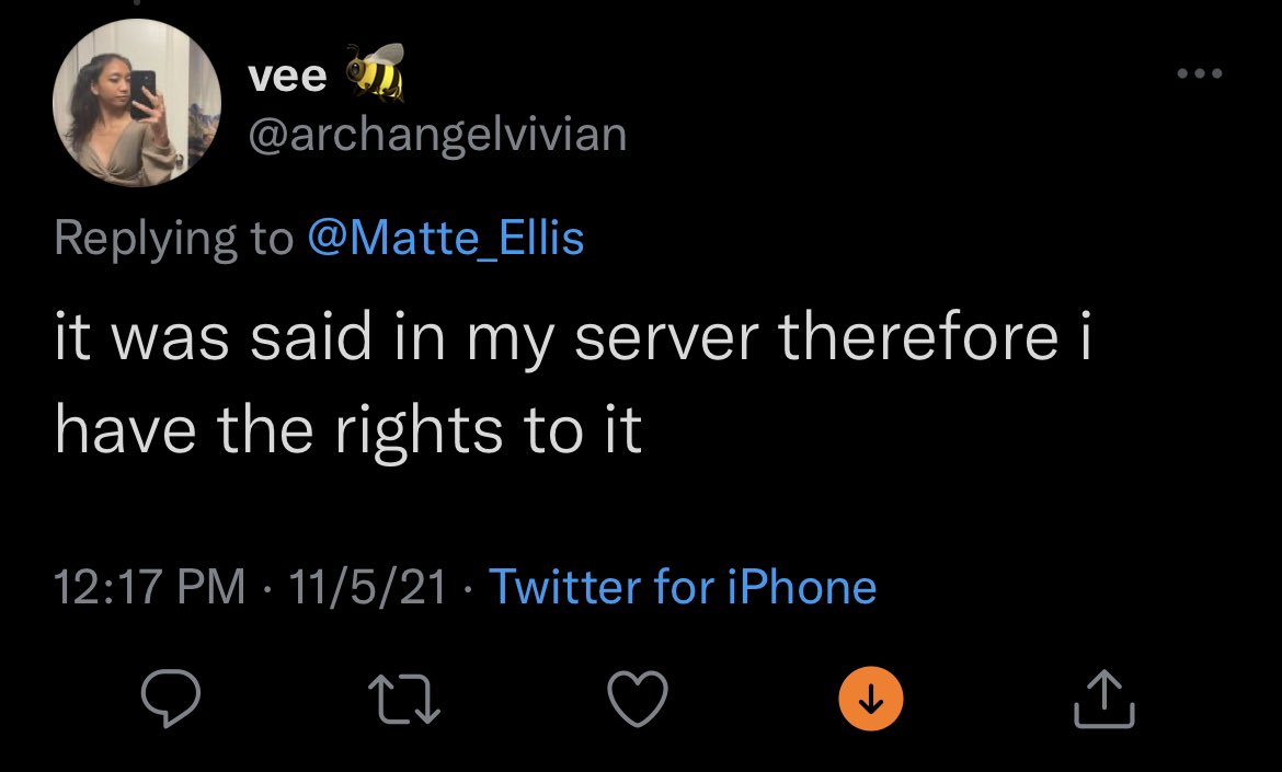 Matte_Ellis's tweet photo. @archangelvivian Downvoted https://t.co/2ZY40BNRew