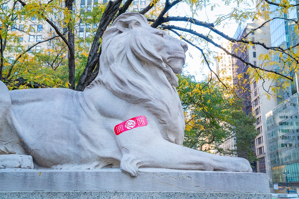 🦁 Patience and Fortitude got their shots! 

We’re roaring about vaccines from the steps of Fifth Avenue! Vaccines are the best and *mane* way New Yorkers can keep each other safe.