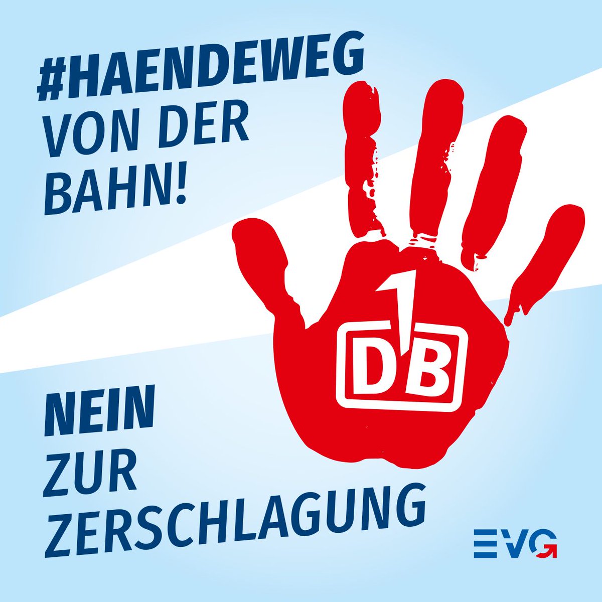 #Haendeweg Erhalt des integrierten #DB-Konzerns ist und bleibt unsere rote Linie! Trennung von Netz und Betrieb werden wir nicht hinnehmen! <a href="/fdp/">FDP</a>, <a href="/Die_Gruenen/">BÜNDNIS 90/DIE GRÜNEN</a>, <a href="/dgb_news/">DGB - Deutscher Gewerkschaftsbund</a>, <a href="/Schienenallianz/">Allianz pro Schiene</a> – Weitere Infos ➡️ bit.ly/3o3doVe
