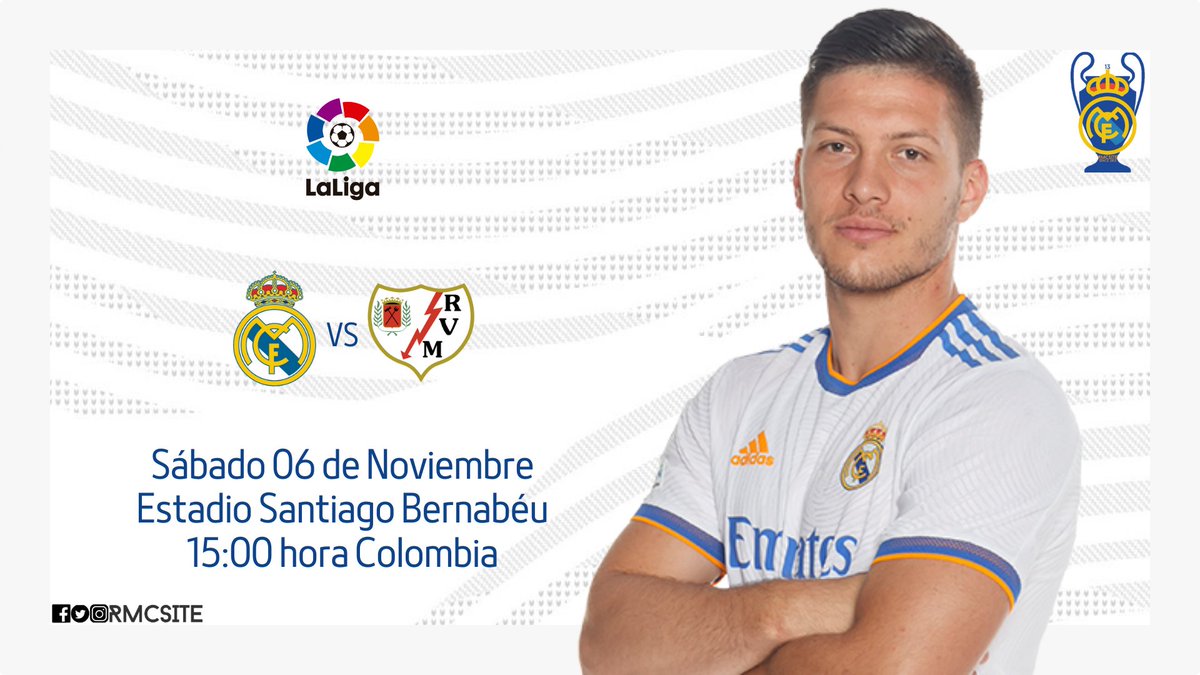 RMCSITE's tweet photo. 🏆 LaLiga - Jornada 13

📺 ESPN y Star+ para Colombia.

#RMCSITE #RMLiga #HalaMadrid #LaLiga #RealMadridRayo #RMARAY https://t.co/kfTfxAEAuW