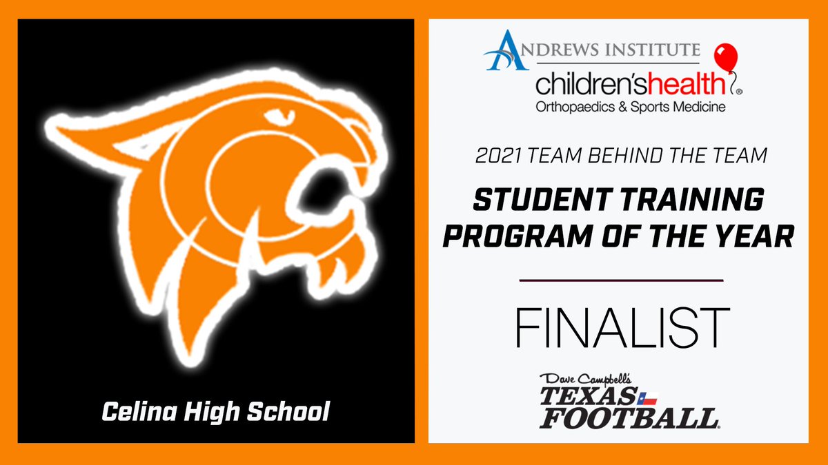 Congratulations to the Celina High School Athletic Training Staff for being named as the Week 11 Team Behind the Team – Student Training Program of the Week presented by the Children's Health Andrews Institute! 

WATCH: youtu.be/GheoB6FmemA

<a href="/celina_football/">Celina Football</a> | <a href="/childrens/">Children's Health</a>