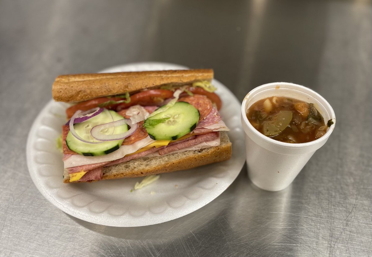 Don’t miss today’s lunch, Eagles! We have Italian Sub Sandwiches on fresh baked bread with homemade Minestrone Soup that’s sure to warm you up! #leydenpride
