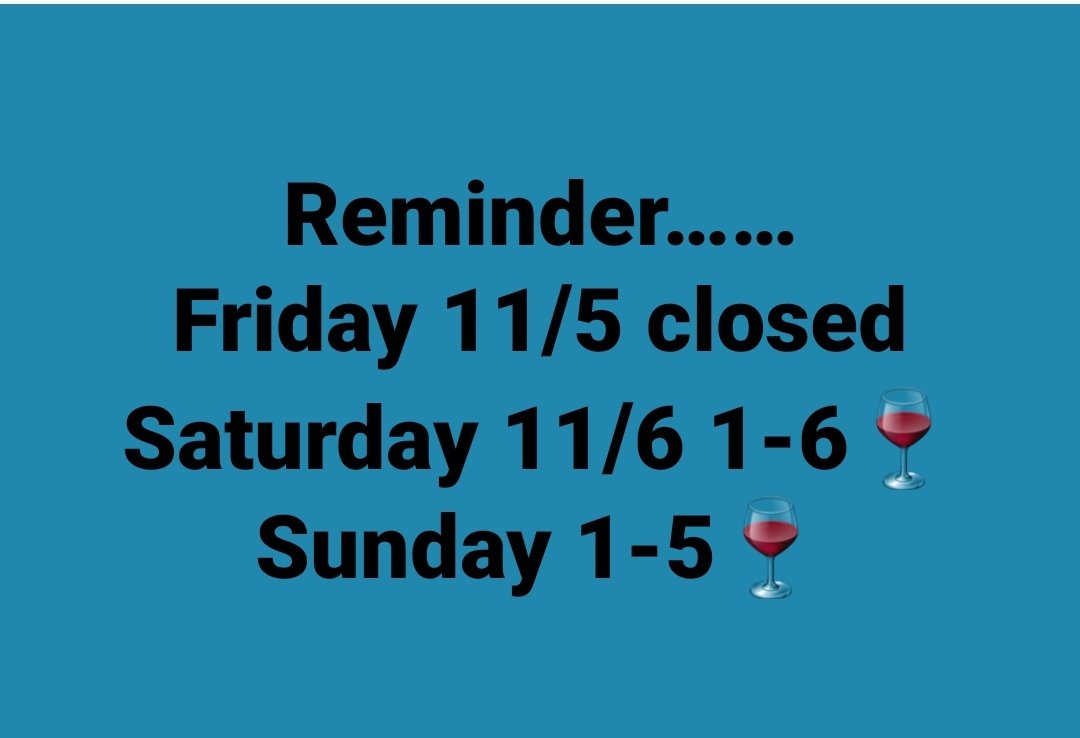 TurquoiseMesa's tweet photo. A note about our hours this weekend https://t.co/5yzbtus2RC